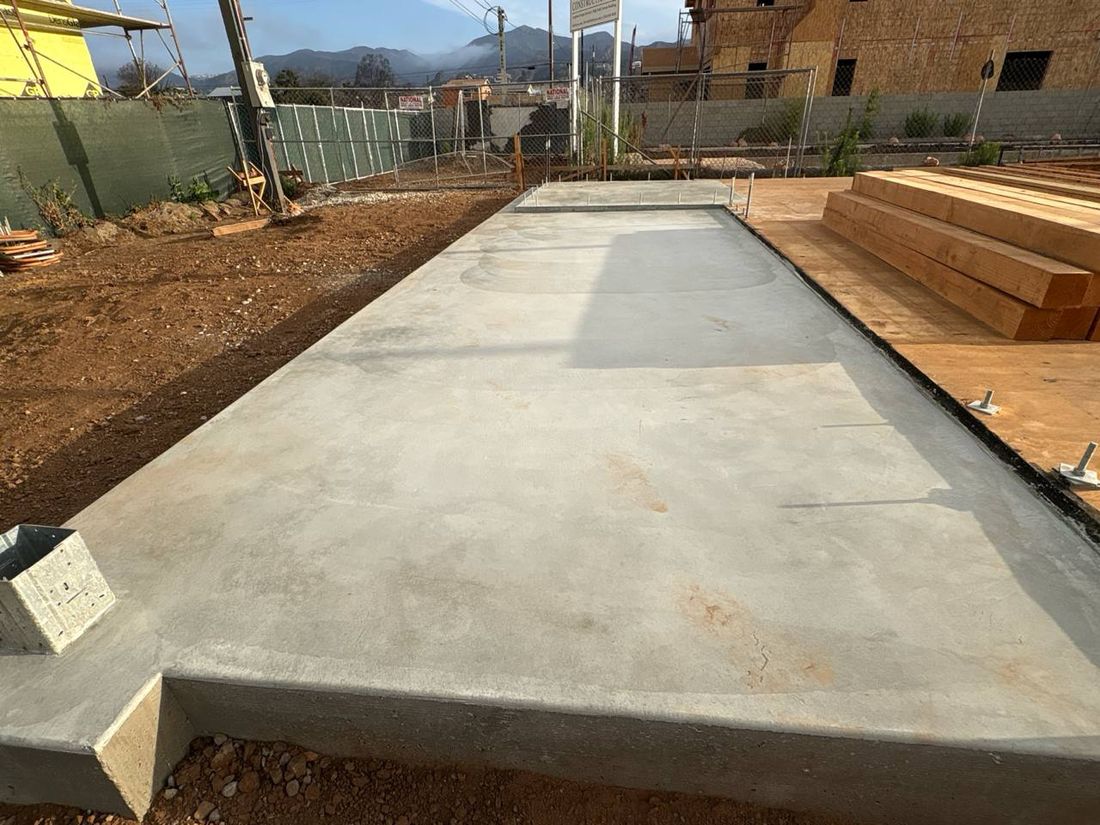 Concrete foundation